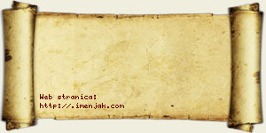 Jana Barać vizit kartica